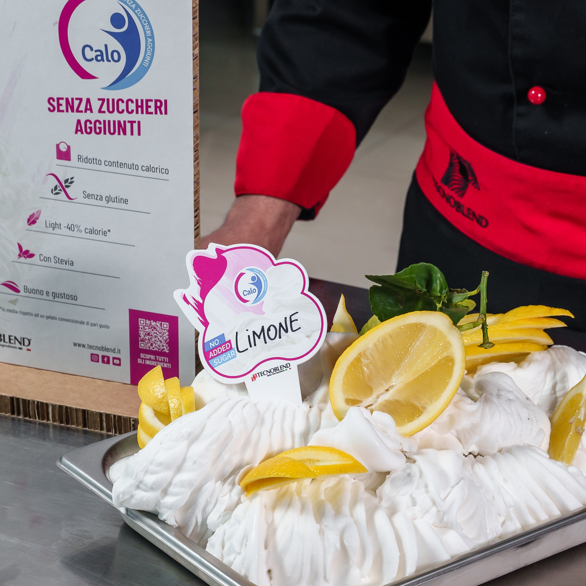 1.25 kg Lemon Ice Cream Mix, No Added Sugars - CALOSTEVIA LEMON