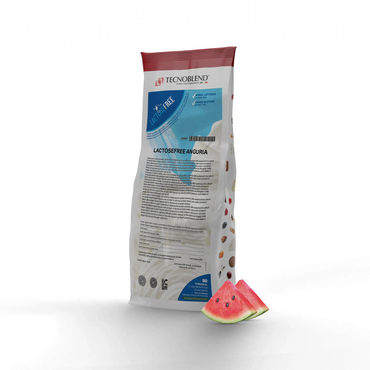 1.25 kg Lactose-Free Watermelon Ice Cream Mix