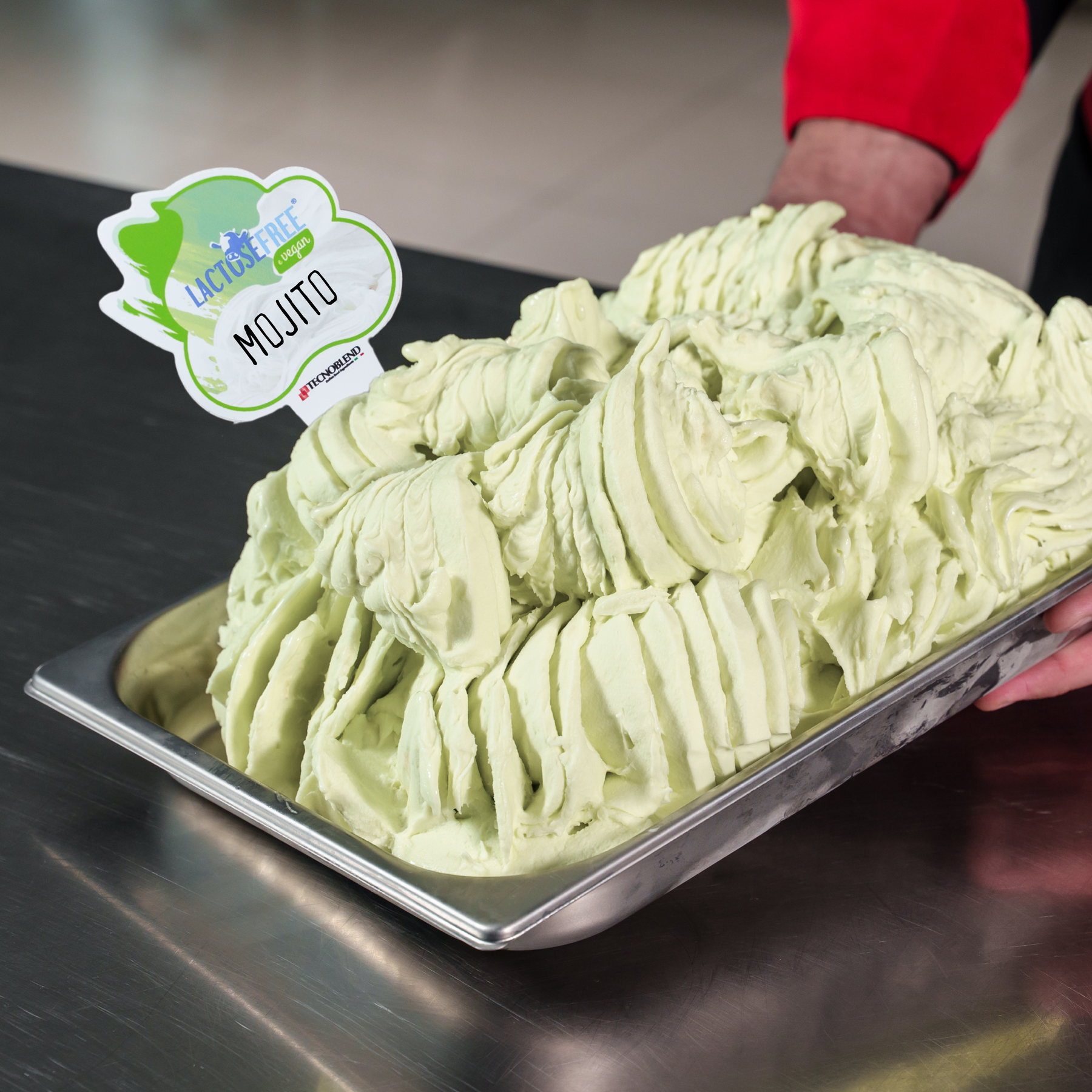 1.25 kg Lactose-free MOJITO Ice Cream Mix, suitable for vegans