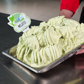 1.25 kg Lactose-free MOJITO Ice Cream Mix, suitable for vegans