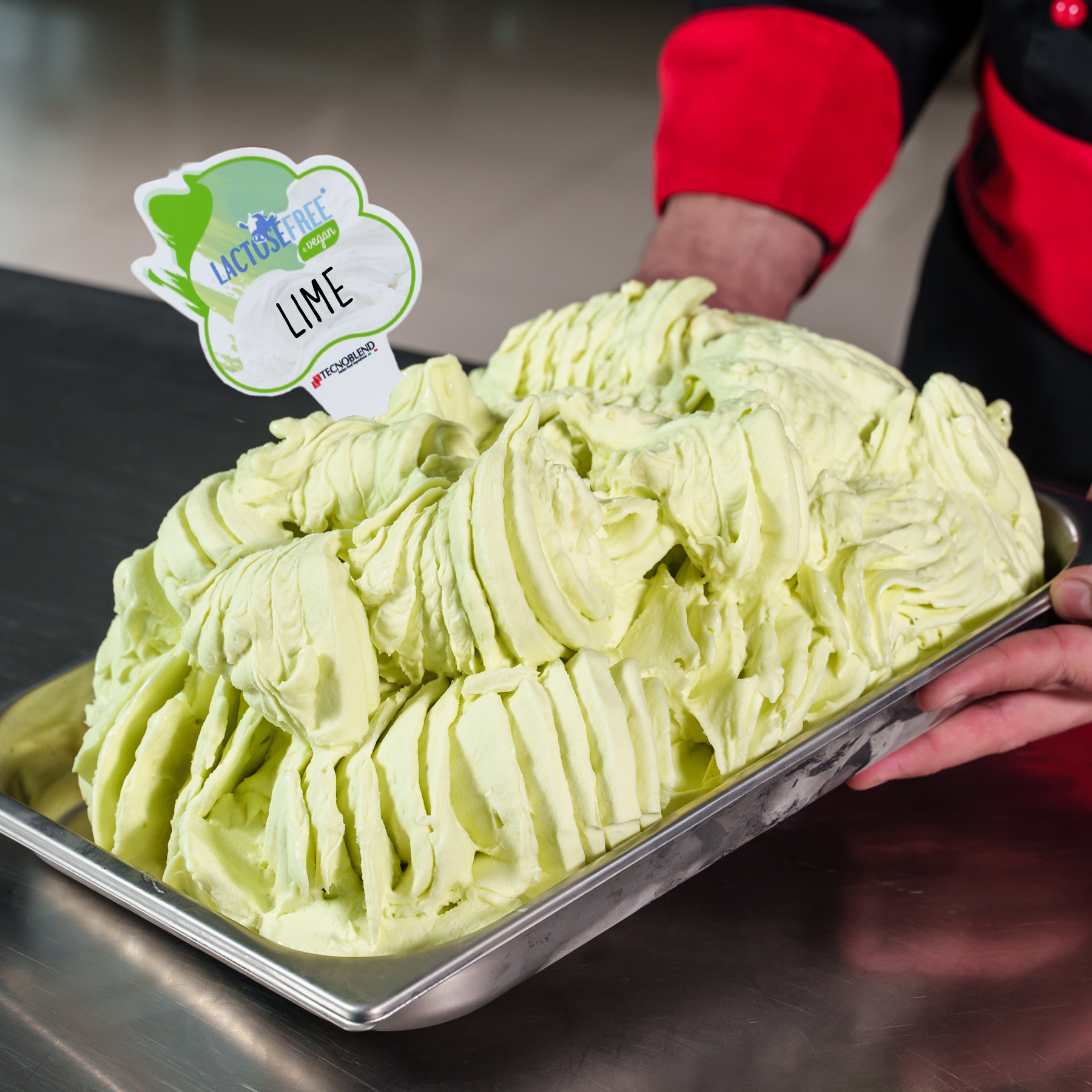 1.25 kg Lactose-free Lime Ice Cream Mix, suitable for vegans