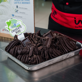 1.8 kg Dark Chocolate Ice Cream Mix, lactose-free for vegans