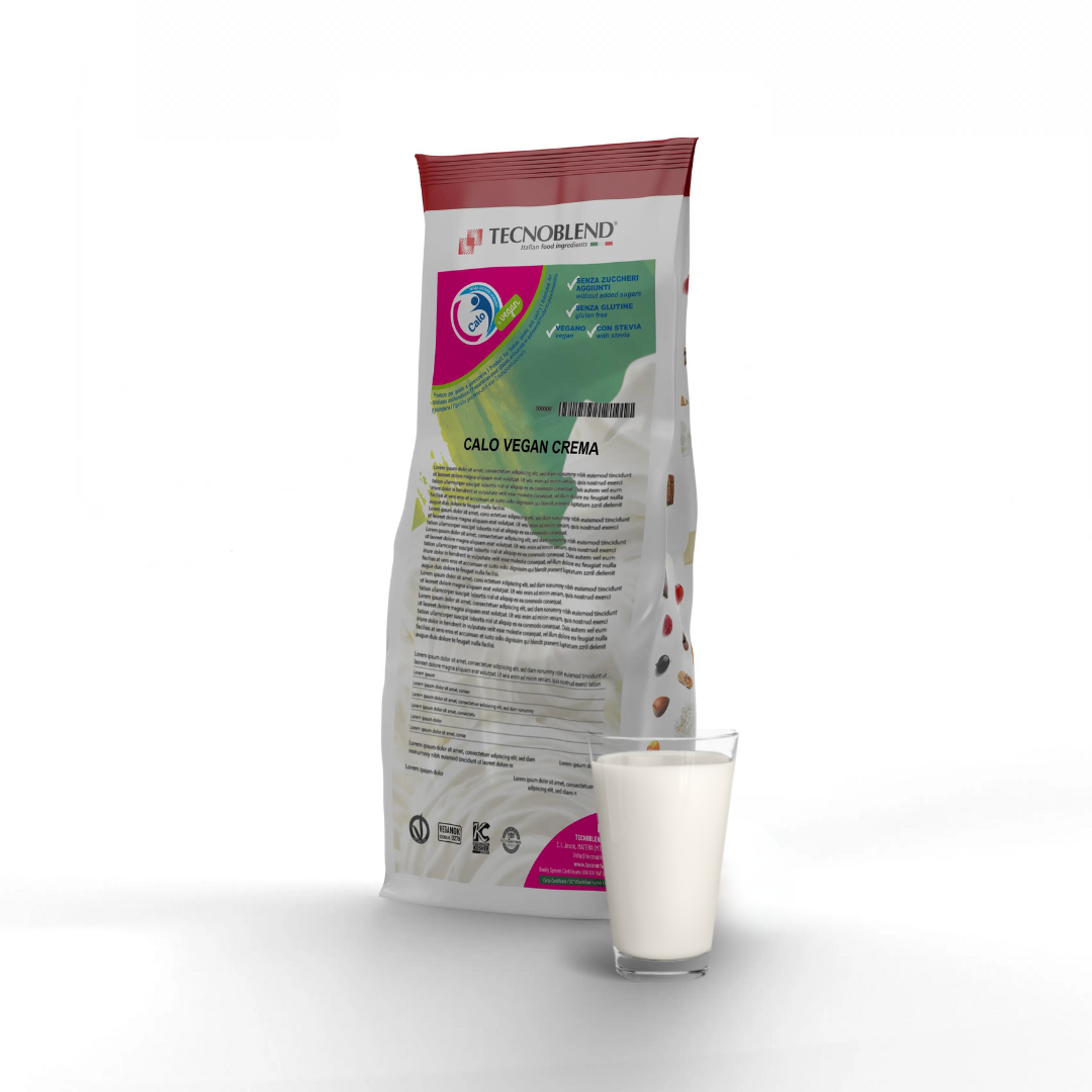1.5 kg Fiordilatte ice cream mix, vegan and with no added sugars - CALO VEGAN CREAM