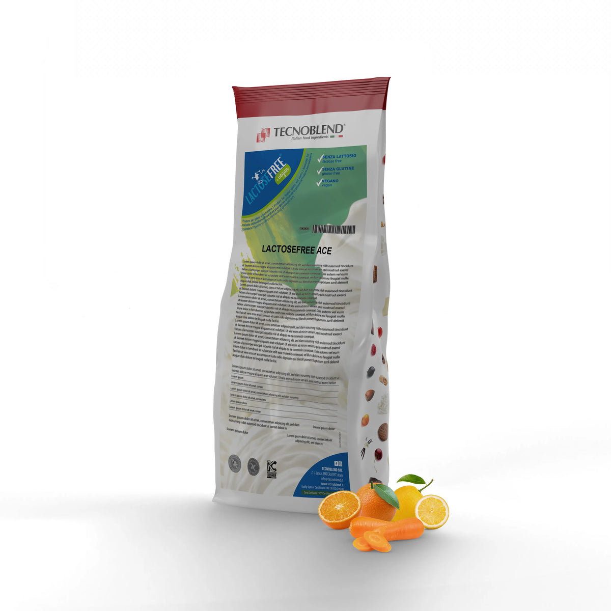 1.25 kg Lactose-free ACE Ice Cream Mix, suitable for vegans