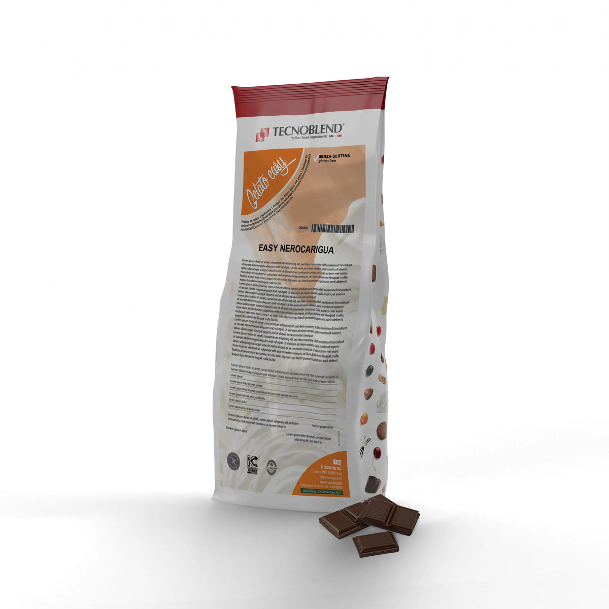 1.8 kg Dark Chocolate Ice Cream Mix with Pieces