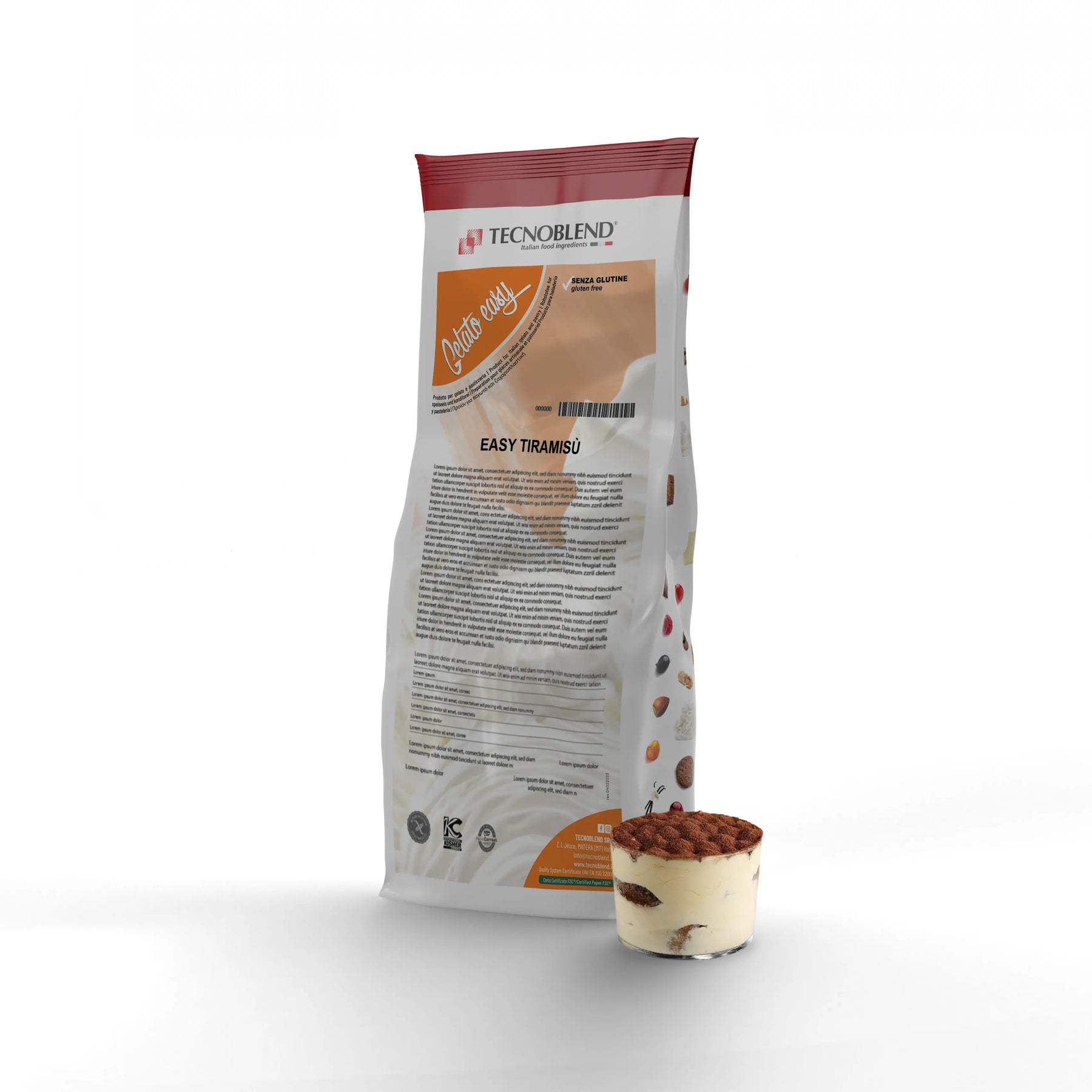 1.5 kg Tiramisu Ice Cream Mix