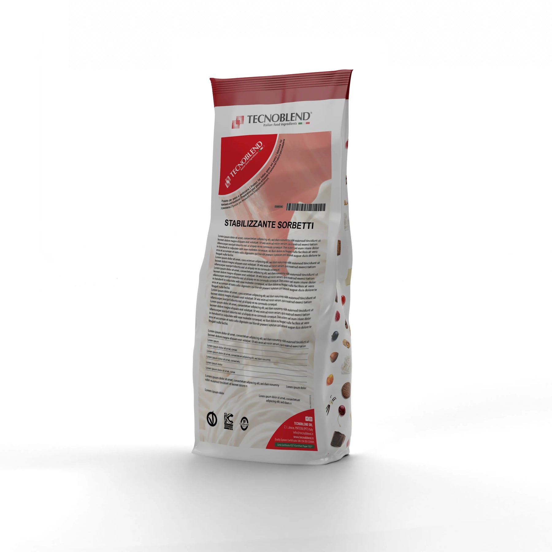 Cold stabilizer for fruit ice cream and sorbets - SORBET STABILIZER