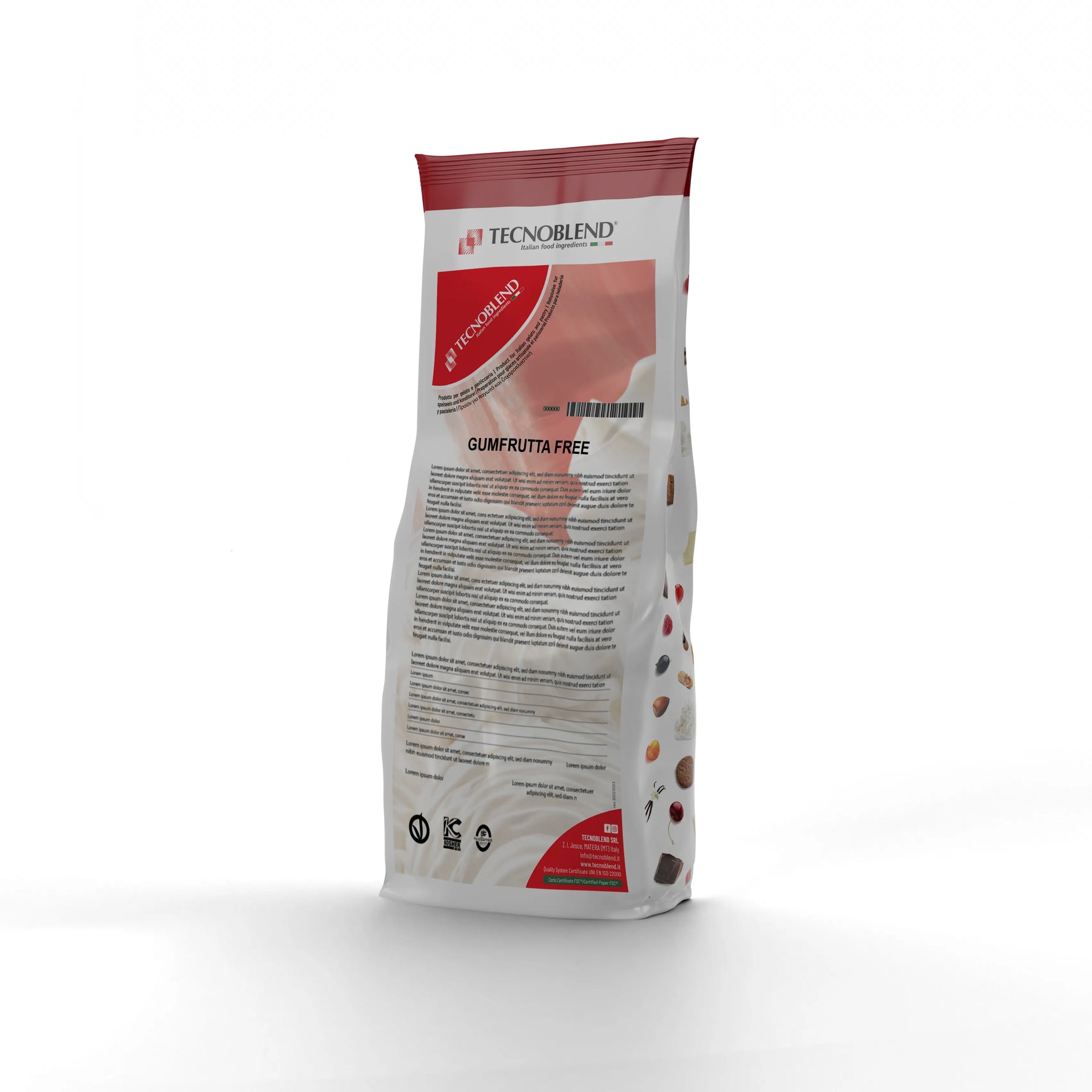 100% natural stabilizer for fruit Ice Cream sorbets - GUMFRUTTA FREE